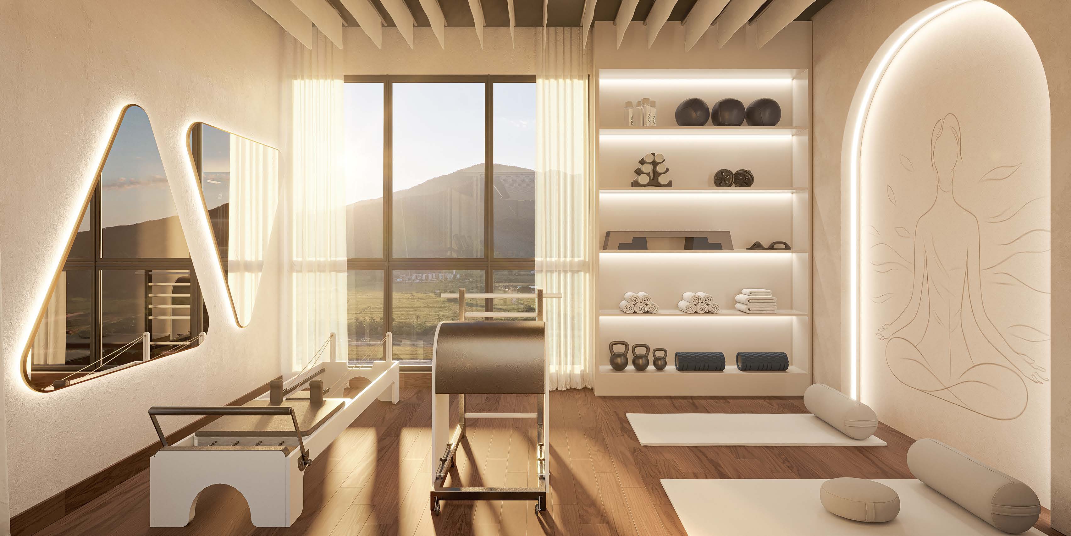 Studio de Pilates do Aura Residence