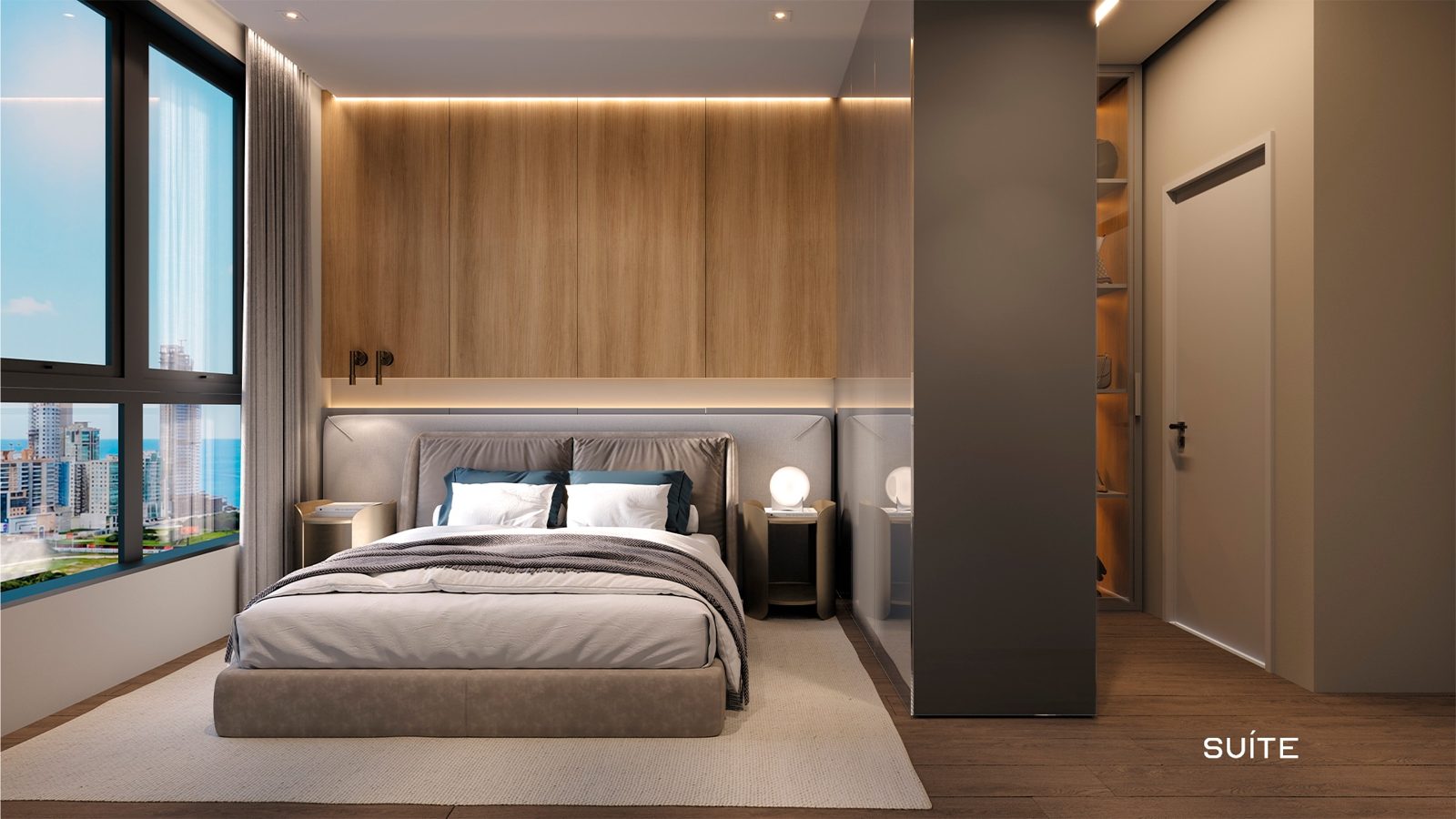Quarto de apartamento no Falcon Sky Tower