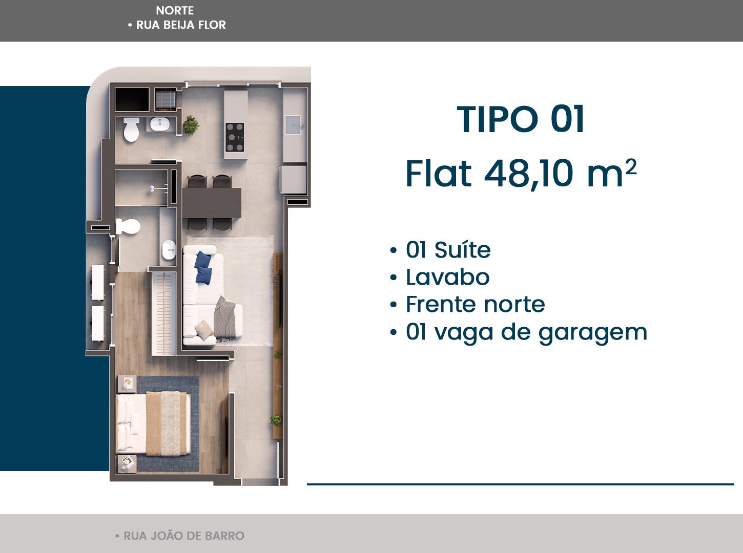 Planta Tipo 01 do Falcon Sky Tower